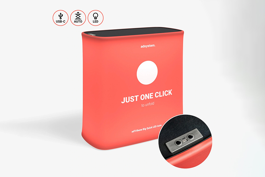 Big quick LED auto cover